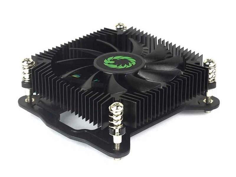Кулер CPU/ Gamemax E89X (50W, 4-pin PWM, 18mm, Al/Cu, 1x80mm, 55CFM, 30dBA, 2900RPM, S: 1200/115X, black)