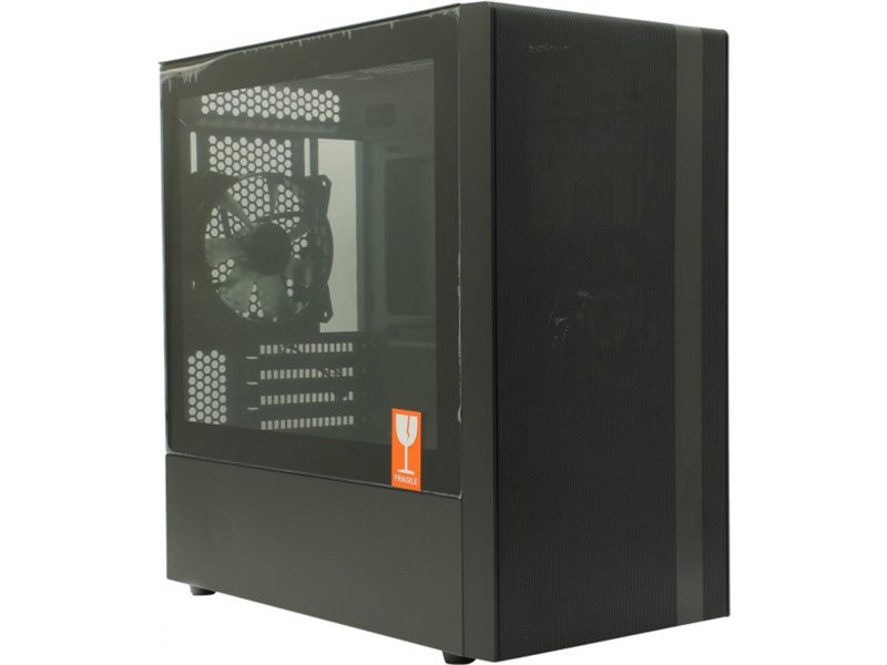 Корпус Cooler Master MasterBox NR400 w/o ODD черный без БП mATX 4x120mm 4x140mm 2xUSB3.0 audio bott PSU