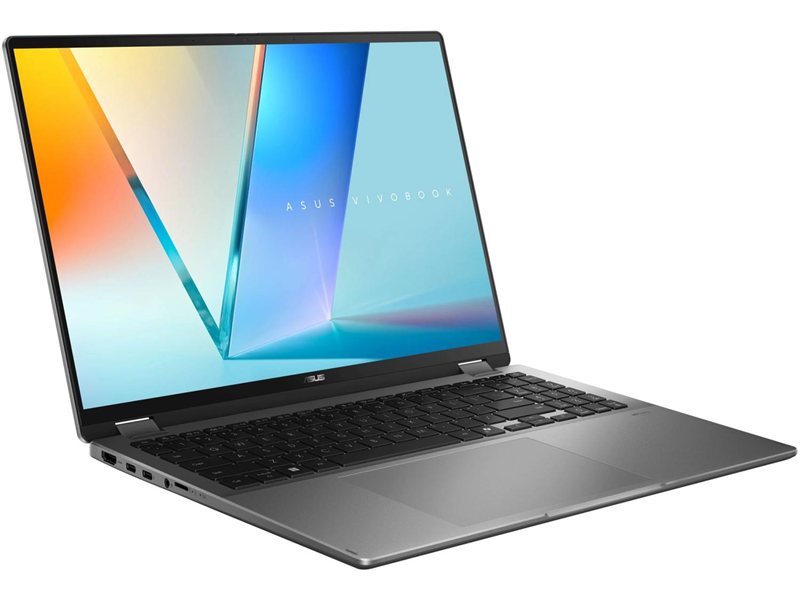 Ноутбук Asus Vivobook 16 Flip TP3607AA-SI086W Core Ultra 7 355 32Gb SSD1Tb Intel Graphics 16" OLED Touch WUXGA (1920x1200) Windows 11 Home grey WiFi BT Cam (90NB17B1-M005K0)