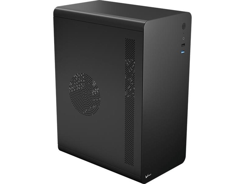 корпус Formula V Line CS-110-S mATX USB3.0x1/USB2.0x1/audio (ex Aerocool) (замятие, наруушина геометрия.)