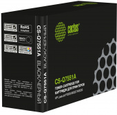 Картридж лазерный Cactus CS-Q7551A Q7551A черный (6500стр.) для HP LJ P3005/M3027/M3035