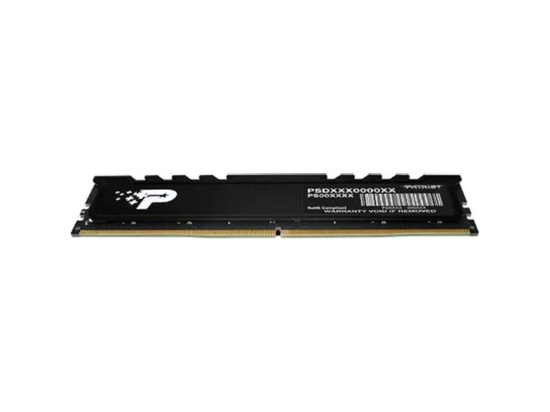 Patriot DDR5 DIMM 16GB 5600MHz PSP516G560081H1 Signature Premium RTL PC5-44800 CL46 288-pin 1.1В single rank с радиатором Ret