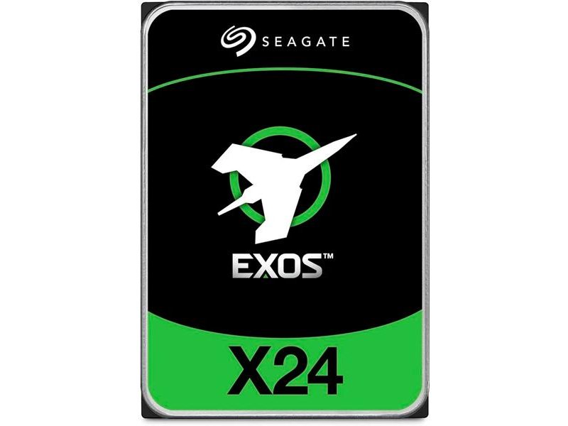 Жесткий диск Seagate Exos X24 HDD 3.5" SAS 16Tb, 7200 rpm, 512Mb buffer, 512e/4kn, CMR, ST16000NM007H, 1 year