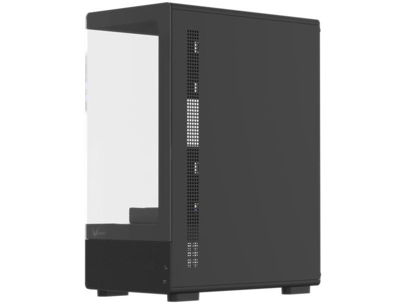корпус Formula V Line Crystal Z1CM Plus Black AR V2, MATX, TYPE-C*1, USB2.0*1, USB3.0*1, TOP 2x120mm ARGB, REAR 1x120mm ARGB