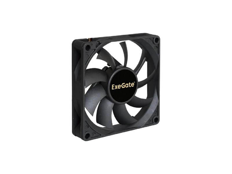 Exegate EX288924RUS Вентилятор ExeGate EX08015B4P-PWM (80x80x15 мм, 2-Ball (двойной шарикоподшипник), 4pin, PWM, 24dBA)