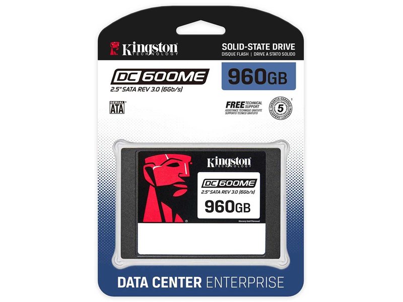 Накопитель SSD Kingston SATA-III 960GB SEDC600ME/960G DC600M 2.5" 1 DWPD