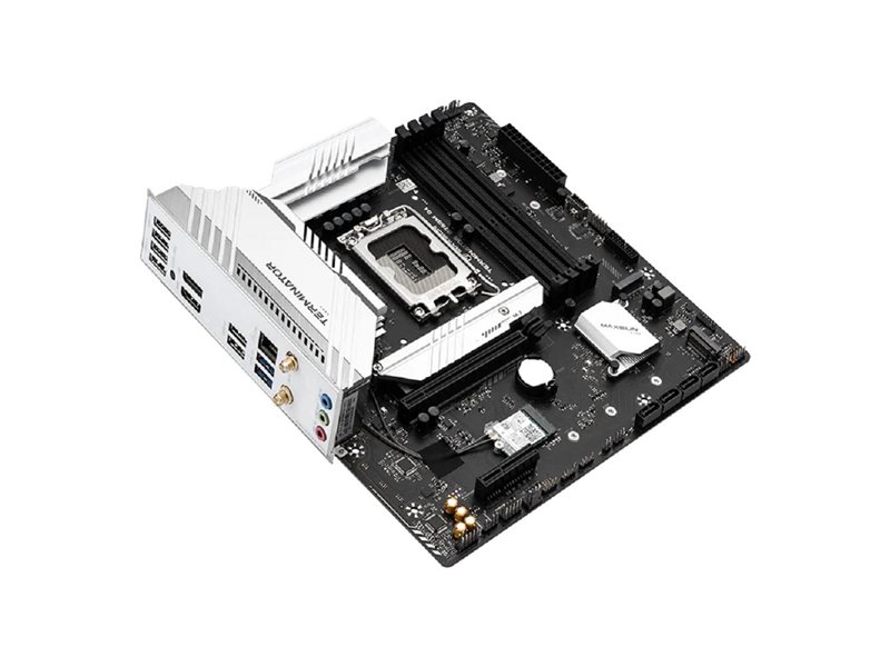 MAXSUN MS-Terminator B760M D4 WIFI V2 (Socket 1700, mATX, 4*DDR4(128Gb), DP/HDMI, 4*SATA3, 3*M.2, 1*PCIEx16/1*PCIEx4, 4*USB2.0, 2*USB 3.2, LAN 1*2,5 G, Bluetooth, Wi-Fi 802.11ax, RTL)