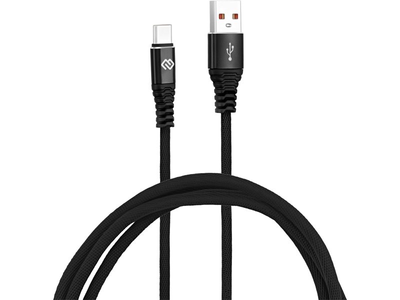 Кабель Digma DG-USBA-С-2M-27W USB (m)-USB Type-C (m) 2м черный
