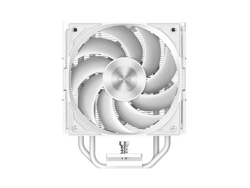 Кулер для процессора/ CPU Cooler PCCooler RZ500 WH (250W, 4-pin PWM, 155mm, Al/Cu, 5x6mm, 1x120mm, 86.73CFM, 32dBA, 2200RPM, S: 1851/1700/1200/115X, AM5/AM4, white)