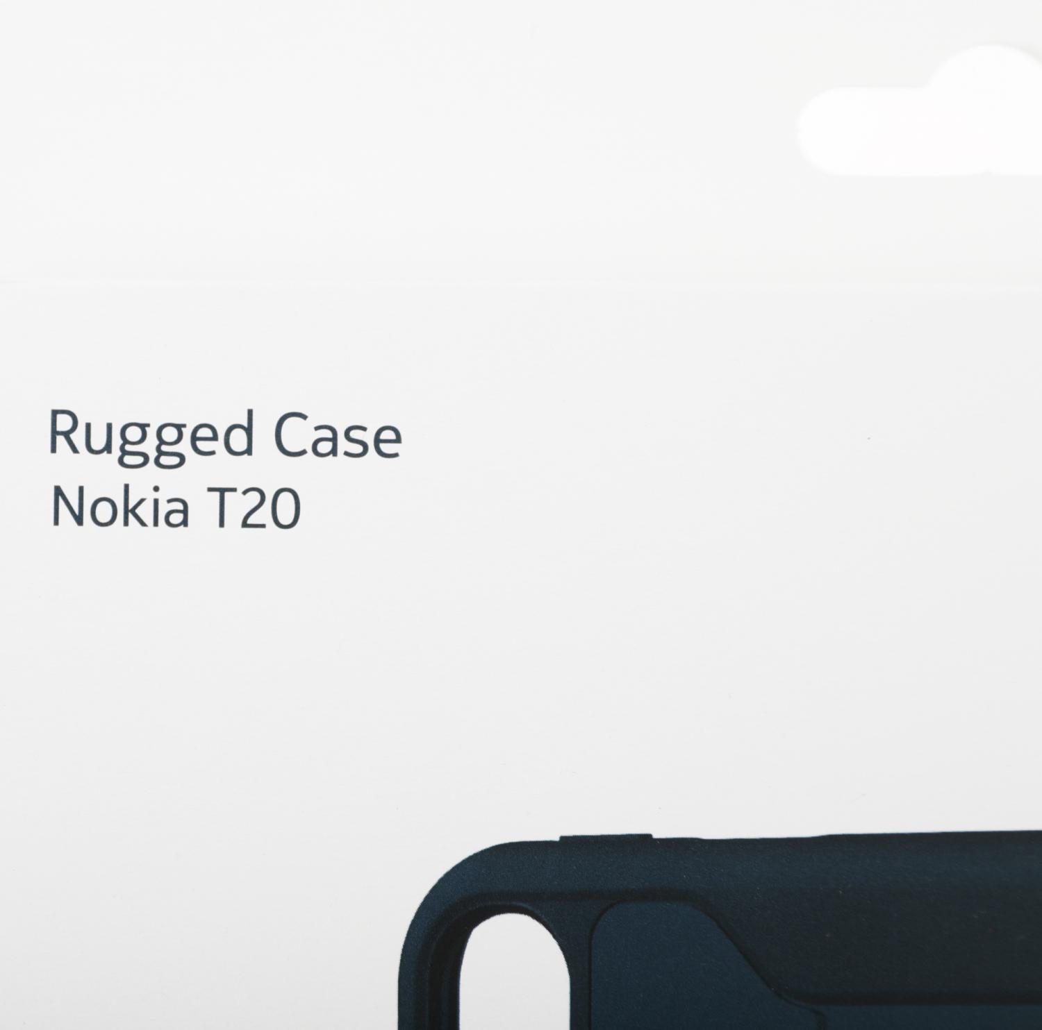 Чехол Nokia для Nokia T20 Rugged Case полиуретан синий (8P00000158)