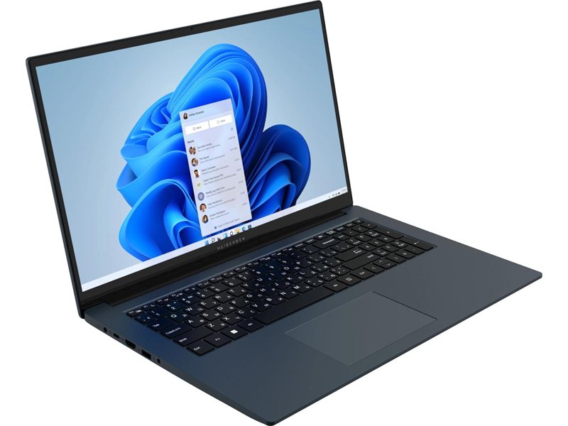 Ноутбук Maibenben M17A-R343UM Ryzen 3 4300U 8Gb SSD512Gb AMD Radeon Graphics 17.3" IPS FHD (1920x1080) Windows 11 Home blue WiFi BT Cam 3896mAh (M17A-R343UM0B14HU4EB0)