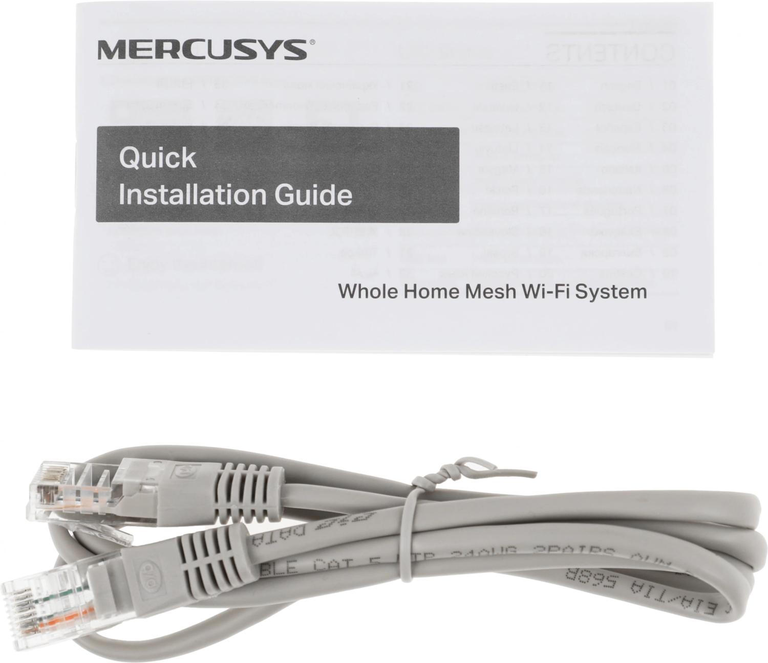 Бесшовный Mesh роутер Mercusys Halo H30(2-pack) AC1200 10/100BASE-TX белый (упак.:2шт)