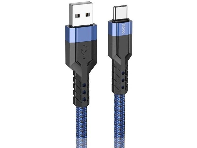 Кабель Hoco U110 70615 USB (m)-USB Type-C (m) 1.2м синий