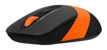 Мышь A4Tech Fstyler FG10S черный/оранжевый оптическая 2000dpi silent беспров. USB для ноутбука 4but (FG10S ORANGE)