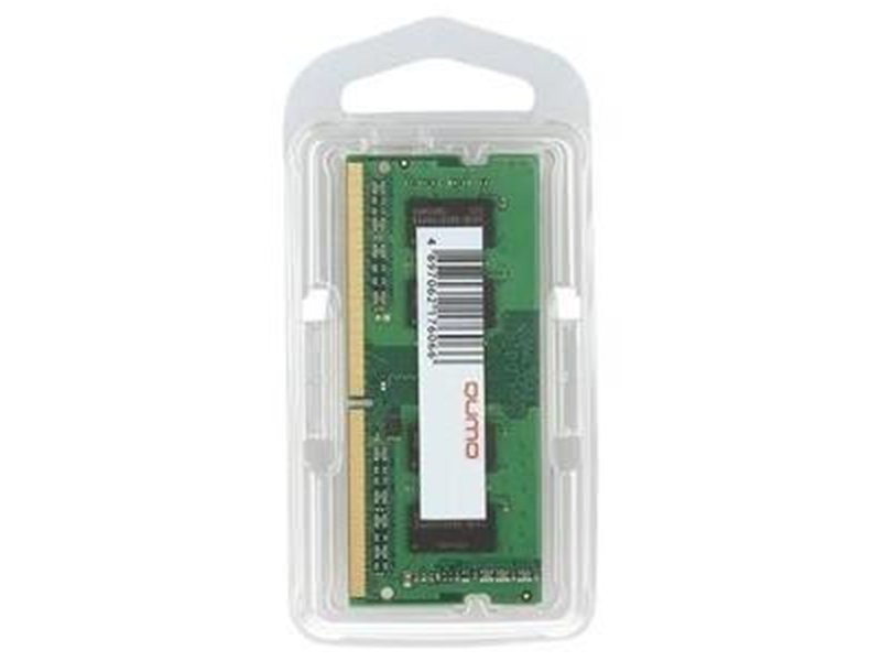 QUMO DDR4 SODIMM 8GB QUM4S-8G3200P22 PC4-25600, 3200MHz OEM/RTL