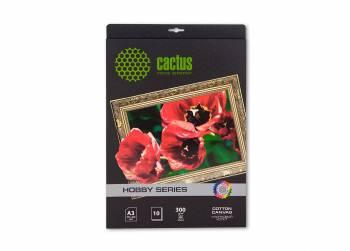 Холст Cactus CS-CA326010 A3/260г/м2/10л./белый хлопок для струйной печати