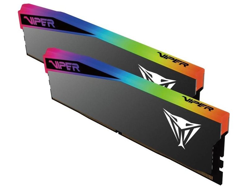 Память DDR5 2x32GB 6000MHz Patriot VEUR564G6028K Viper Elite 5 Ultra RGB RTL Gaming PC5-48000 CL28 DIMM UDIMM 288-pin 1.4В kit single rank с радиатором Ret