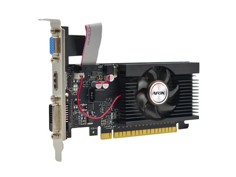 Видеокарта Afox GT710 2G DDR3 64BIT, LP Single Fan (AF710-2048D3L5-V3) RTL {30} (780520)