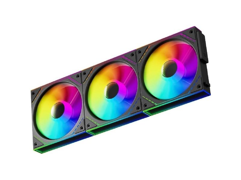 Thermalright Комплект вентиляторов (3 шт.) TL-M12QR-S X3 (Pack of 3) / Reverse / ARGB / 120mm PWM / TRTLM12QRS.3P
