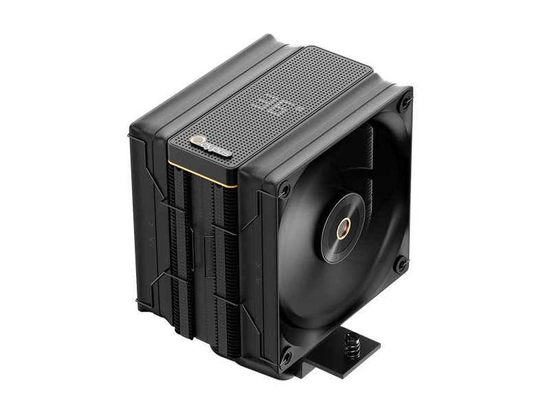 Кулер для процессора/ CPU Cooler Ocypus Iota A40 BK Dual Fan (220W, 4-pin PWM, LED temp., 156.7mm, Al/Cu, 4x6mm, 2x120mm, 77CFM, 29dBA, 2000RPM, S: 1851/1700/1200/115X, AM5/AM4, black)