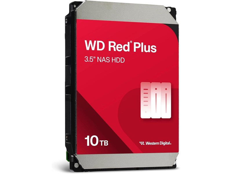 Жесткий диск WD SATA-III 10TB WD100EFGX NAS Red Plus (7200rpm) 512Mb 3.5"