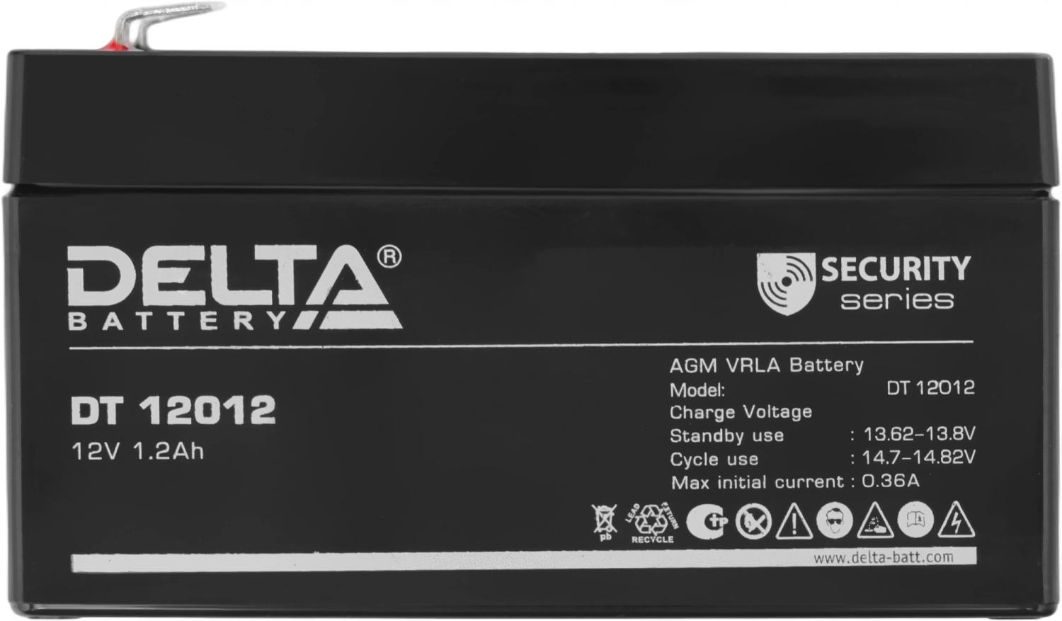 Батарея для ИБП Delta DT 12012 12В 1.2Ач