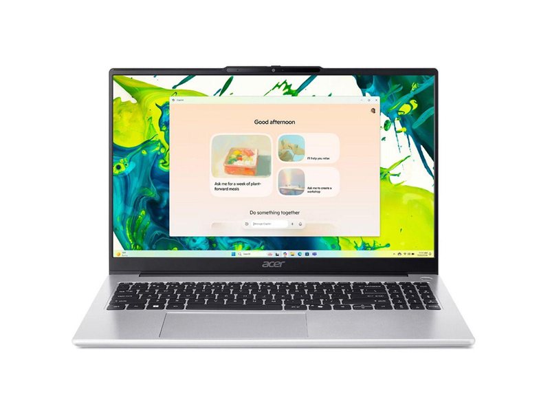 Ноутбук Acer Aspire Lite 15 AL15-53P-56PA Intel Core 5 120U/16Gb (soldered D4)/SSD512Gb/UMA/15.6"/IPS/FHD/1920x1080/60Hz/NoOS/Silver/1.7kg