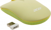 Клавиатура + мышь Acer OCC205 клав:зеленый/желтый мышь:зеленый/желтый USB беспроводная slim Multimedia (ZL.ACCEE.00E)