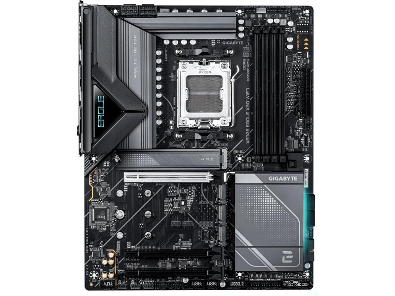 Материнская плата Gigabyte X870E EAGLE X WF7 Socket AM5 AMD X870E 4xDDR5 ATX AC`97 8ch(7.1) 5Gigabit RAID+HDMI