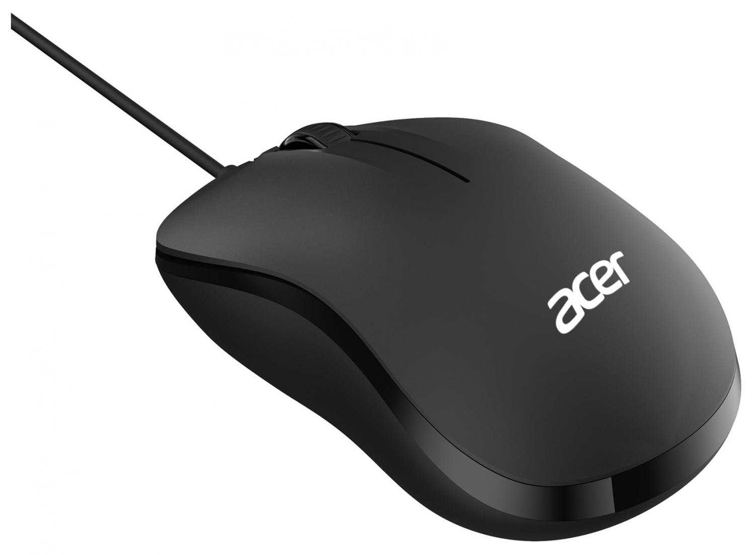 Мышь Acer OMW140 черный оптическая 1200dpi USB 3but (ZL.MCEEE.00L)