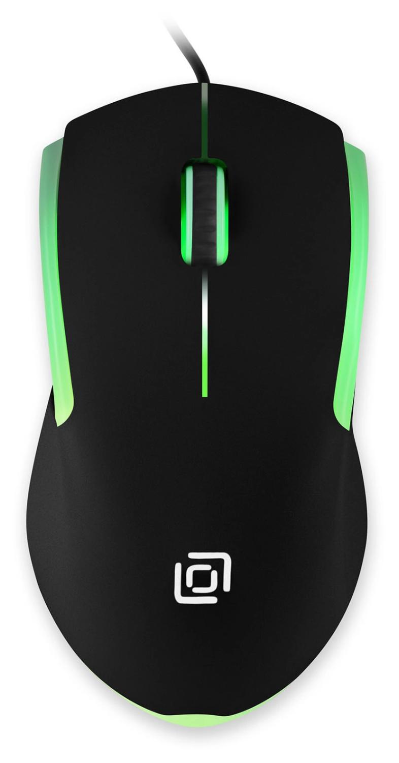 Мышь Оклик 245M черный оптическая 1000dpi USB 3but (471479)