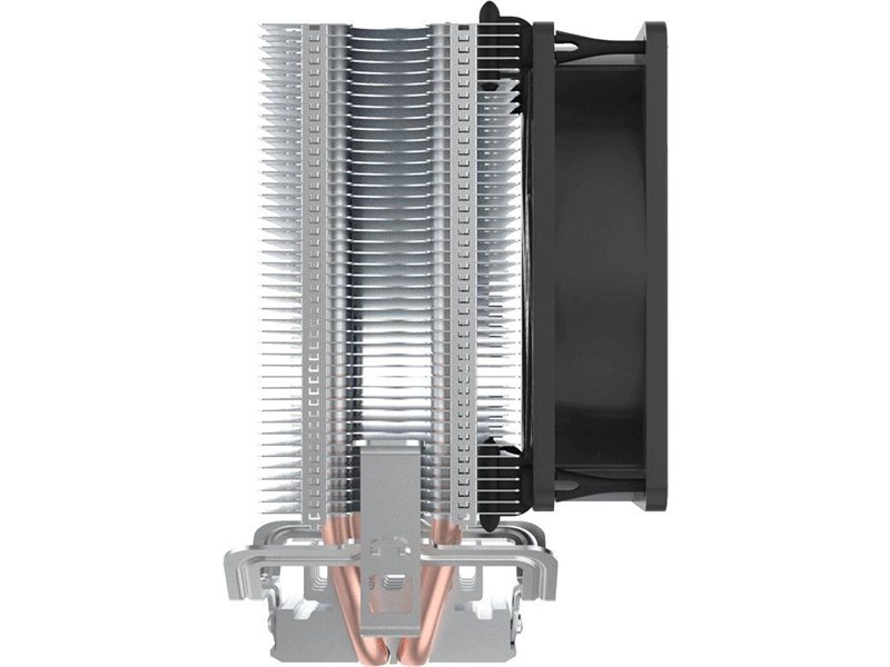 Устройство охлаждения(кулер) PcCooler S93 V2 Soc-AM5/AM4/1200/1700/1851 черный/синий 3-pin 26.4dB Al+Cu 100W 348gr Ret (R3-I210WBKNXX-GL)