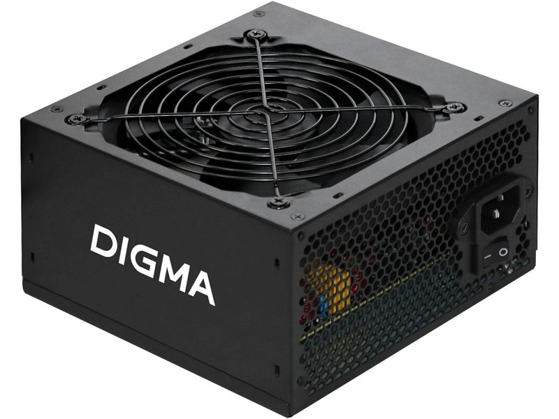 Блок питания Digma ATX 400W DPSU-400W (20+4pin) 120mm fan 3xSATA RTL