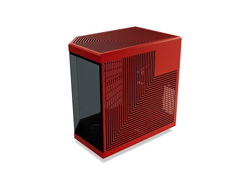 Корпус без блока питания/ Case HYTE Y70, Midi-Tower, TG, no fans, 2xUSB-A 3.2, 1xUSB Type-C, E-ATX, ATX, mATX, mITX Black Cherry