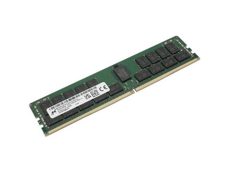 Micron DDR4 32Gb 3200MHz MTA36ASF4G72PZ-3G2R1 RTL PC4-25600 CL19 RDIMM ECC 288-pin 1.2В dual rank OEM