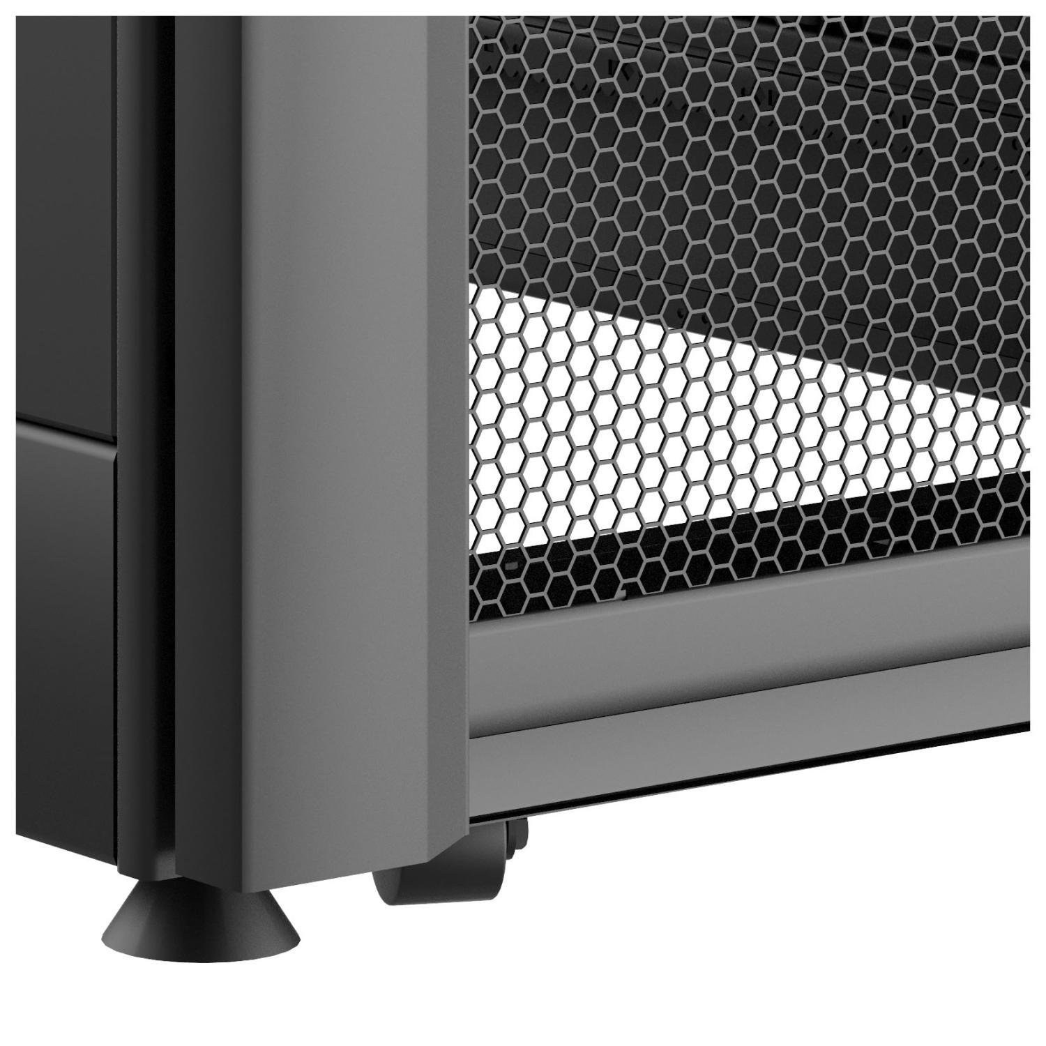 Шкаф коммутационный C3 Solutions (C3.RF4805) напольный 48U 750x1200мм пер.дв.перфор. задн.дв.перфор. 2 бок.пан. направл.под закл.гайки 1500кг черный 765мм 180кг 2249мм IP20 металл