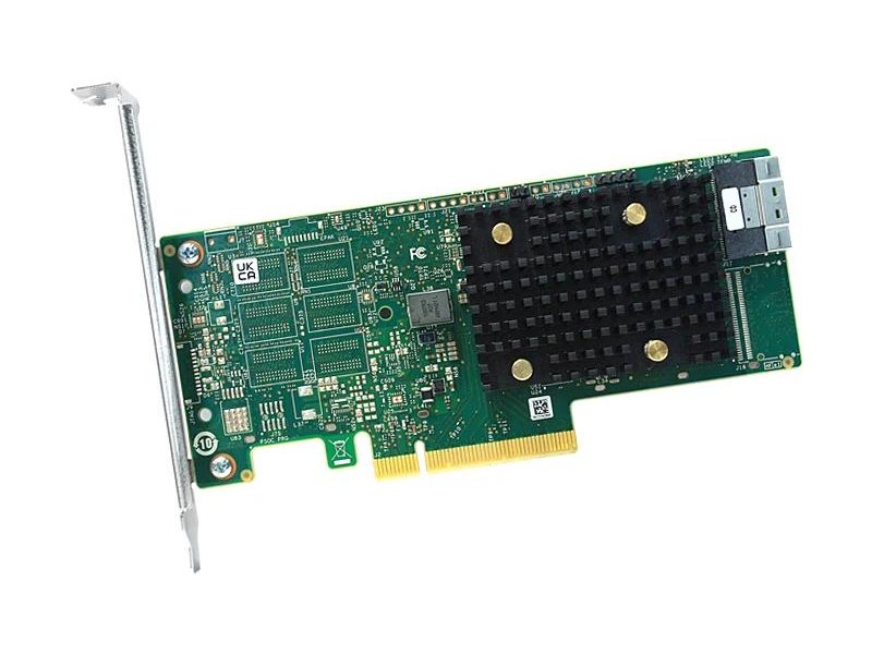 Контроллер/ MegaRAID SAS 9500-8i SGL (05-50077-03) PCIe v4 x8 LP, Tri-Mode SAS/SATA/NVMe 12G HBA, 8port(1*int SFF8654), 3808 IOC, RTL {5}