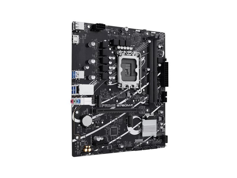 Материнская плата ASUS PRIME B760M-F LGA1700 mATX 2xDDR5 PCIEx16 PCIEx1 2xM.2 HDMI GLAN