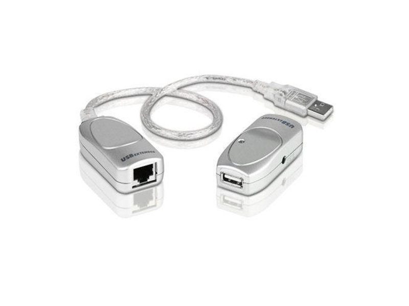 Удлинитель Aten UCE60-AT USB 1.1, 60 метр., USB A-тип, Male/Female