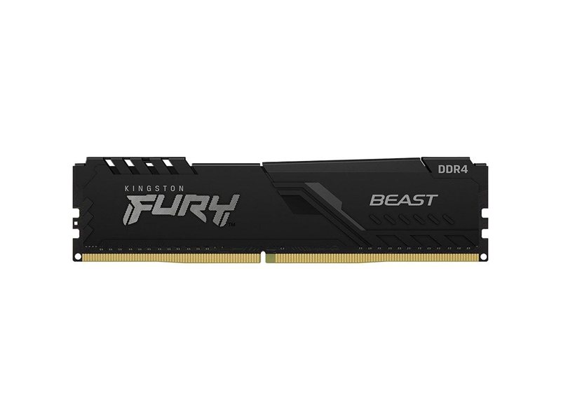 Память DDR4 8GB 3200MHz Kingston KF432C16BB/8 Fury Beast Black RTL Gaming PC4-25600 CL16 DIMM UDIMM 288-pin 1.35В single rank с радиатором Ret