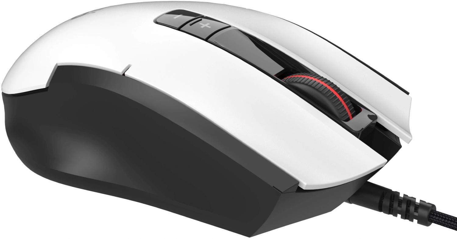Мышь A4Tech Bloody ES8 белый оптическая 6000dpi USB 7but (ES8 PANDA WHITE)