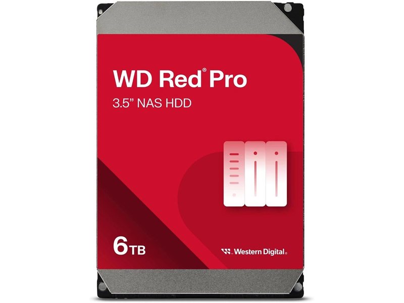 Жесткий диск WD SATA-III 6TB WD6005FFBX NAS Red Pro (7200rpm) 256Mb 3.5"
