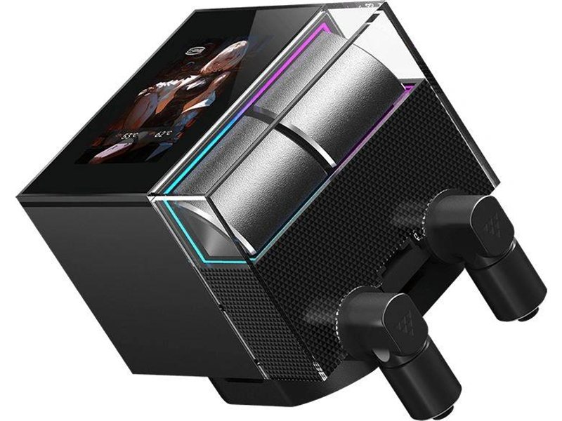 Система водяного охлаждения PcCooler DS360 Display ARGB Soc-AM5/AM4/1200/1700/1851 черный 4-pin 39.8dB Al LCD 310W Ret (DS360-BKAWXY-GL)