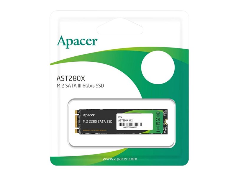 Твердотельный накопитель SSD Apacer AP256GAST280X-1 M.2 2280 256GB AST280X SATA