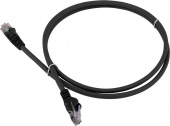 Патч-корд Lanmaster LAN-PC45/U5E-2.0-BK UTP RJ-45 вил.-вилка RJ-45 кат.5E 2м черный LSZH