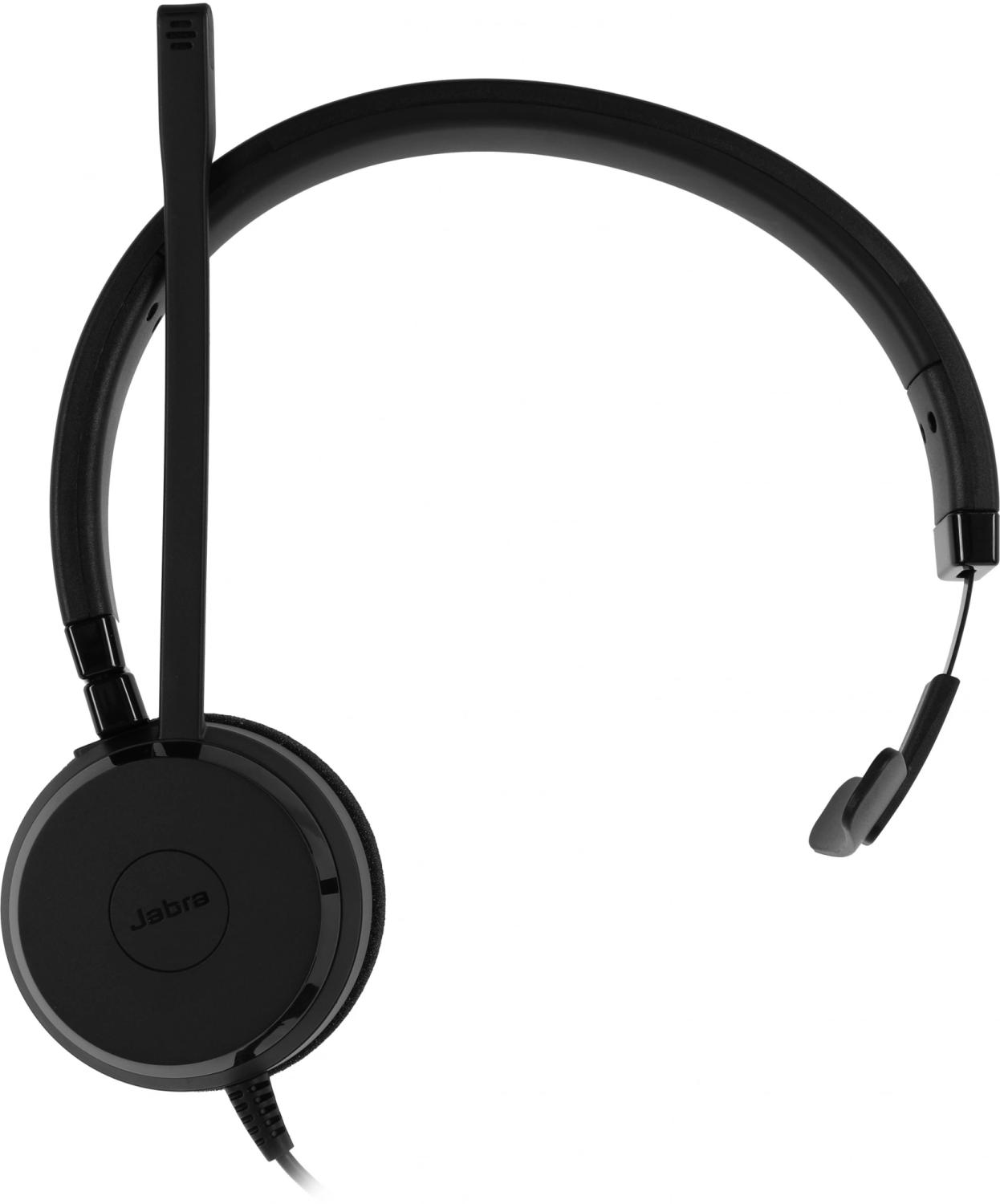 Наушники с микрофоном Jabra Evolve 20 MS Mono черный 1.2м накладные USB оголовье (4993-823-109)