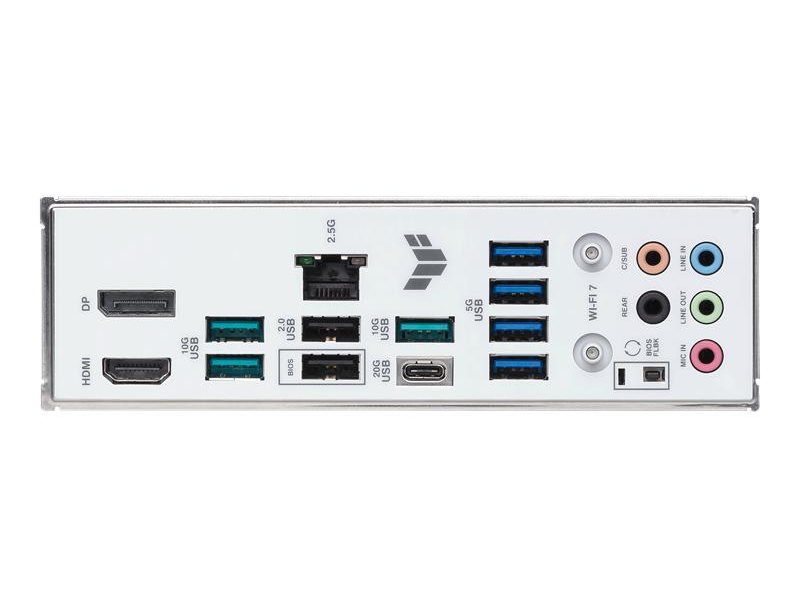 Материнская плата ASUS TUF GAMING B850-BTF WIFI W, AM5, B850, 4*DDR5, 4*SATA, 3*M.2, 7*USB 3.2, 2*USB 2.0, Type-C, 3*PCIx16, 1*PCIx1, DP+HDMI, ATX; 90MB1KW0-M0EAY0