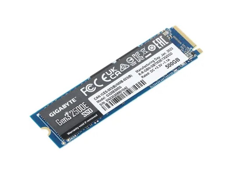 Gigabyte SSD M.2 500GB 2500E G325E500G NVMe PCIe 3.0