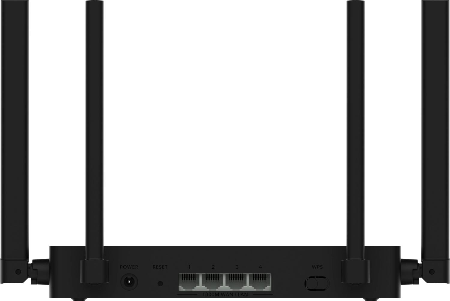 Роутер беспроводной Huawei WiFi AX1 WS5203-23 (53030CTF) AC1200 10/100/1000BASE-T черный