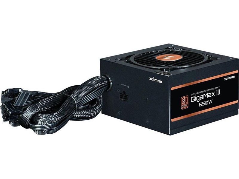 Блок питания Zalman ATX 650W ZM650-GV3 Gen.5 80+ bronze (20+4pin) APFC 120mm fan 6xSATA RTL